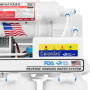 เครื่องกรองอาร์โอ Colandas 50 GPD Reverse Osmosis 5 ขั้นตอน กระบอกใส
