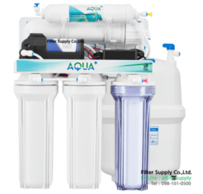 เครื่องกรองน้ำดื่ม RO Aqua Plus 5 ขั้นตอน 50 GPD (7.5 ลิตร/ชั่วโมง)