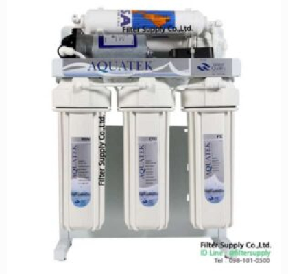 เครื่องกรองน้ำ RO Aquatek Silver Series 5 ขั้นตอน กำลังผลิต 50 GPD