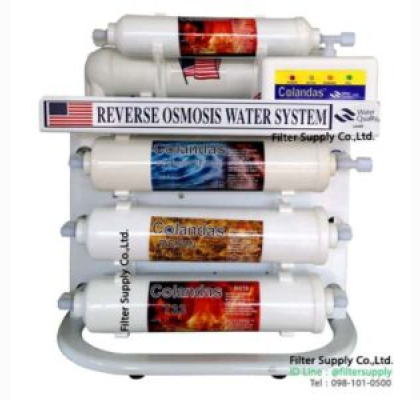 เครื่องกรองน้ำ RO Colandas Capsule 5 ขั้นตอน ขนาด 50 GPD
