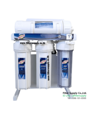 เครื่องกรองน้ำ RO Treatton 275 GPD อาร์โอเฟรมตั้ง 5 ขั้นตอน