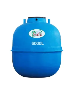 ถังเก็บน้ำไฟเบอร์กลาส ทรงกลม Safe ขนาด 6000 ลิตร รุ่น WTU6000FBVPF