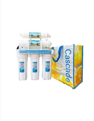 เครื่องกรองน้ำดื่ม 5 ขั้นตอน Cascade Premuim (จัดส่งฟรีผ่านขนส่งเอกชน ไม่รวมติดตั้ง)