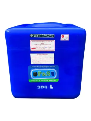 ถังเก็บน้ำบนดิน PE 300 ลิตร P&S รุ่น PS300