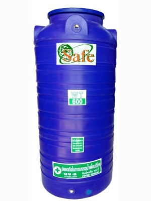 ถังเก็บน้ำบนดินPE Safe ขนาด 600 ลิตร รุ่น WT-600 (FOOD Grade)