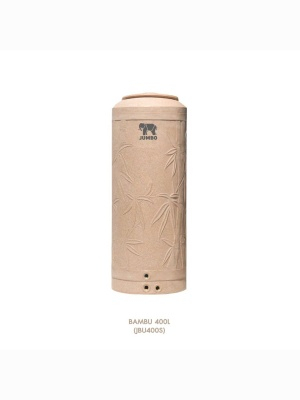 ถังเก็บน้ำบนดินPE จัมโบ้ BAMBU ขนาด 400 ลิตร รุ่น JBU-400S **แถมลูกลอยฟรี**