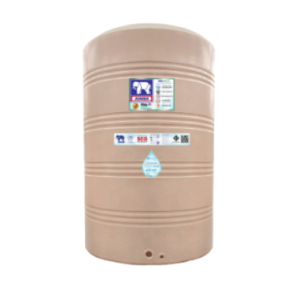 ถังเก็บน้ำบนดินPE จัมโบ้ Eco Elixir ขนาด 4000 ลิตร รุ่น JGNX4000S/T ป้องกันตะไคร่น้ำ **แถมลูกลอยฟรี**