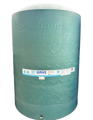 ถังเก็บน้ำบนดินPE WAVE Chang Green (ช้างกรีน) ขนาด 4000 ลิตร รุ่น Chang Green-4000
