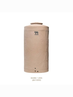 ถังเก็บน้ำบนดินPE จัมโบ้ BAMBU ขนาด 1500 ลิตร ทรงมาตรฐาน รุ่น JBU-1500S **แถมลูกลอยฟรี**