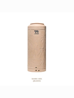 ถังเก็บน้ำบนดินPE จัมโบ้ BAMBU ขนาด 400 ลิตร รุ่น JBU-400S **แถมลูกลอยฟรี**