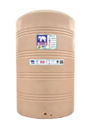 ถังเก็บน้ำบนดินPE จัมโบ้ Eco ขนาด 4000 ลิตร รุ่น JGN4000S ป้องกันตะไคร่น้ำ **แถมลูกลอยฟรี**