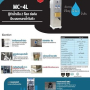 ตู้ทำน้ำเย็นสแตนเลสSTD 2 ก๊อก มีระบบกรองน้ำในตัว รุ่น MC-4L