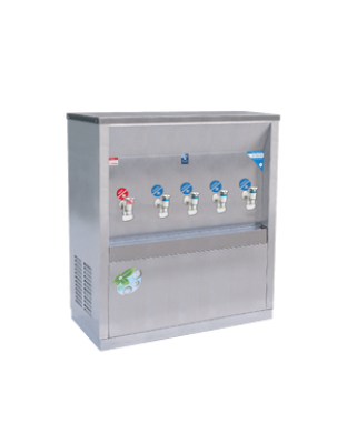 ตู้ทำน้ำร้อน น้ำเย็นสแตนเลส แบบรังผึ้ง ชนิดต่อท่อ รุ่น MCH-5P (H1C4)