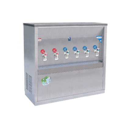 ตู้ทำน้ำร้อน น้ำเย็นสแตนเลส แบบรังผึ้ง ชนิดต่อท่อ รุ่น MCH-6P (H2C4)