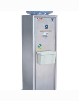 ตู้ทำน้ำเย็นสแตนเลส ชนิดต่อท่อ-ถังคว่ำ 8 ลิตร รุ่น STD-8L